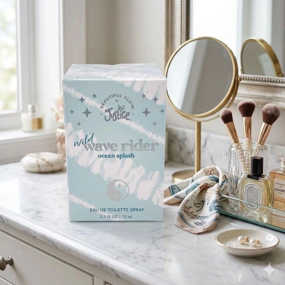 Justice Wild Wave Rider Ocean Splash Eau de Toilette Spray 2.5 oz (75ml) New